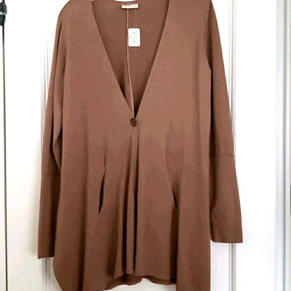 Feather Clothing USA made Boho sweater Size S